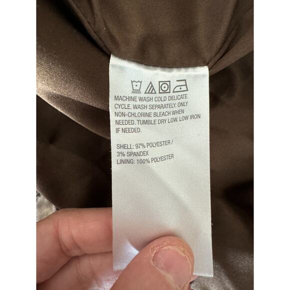 Studio Park X Courtney Khondabi Blazer Brown Check XX-Small NWOT - Picture 2 of 12